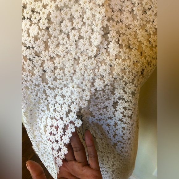 Noon by Noor White Frankie Daisy Lace Tunic: Size 4 - Picture 4 of 8